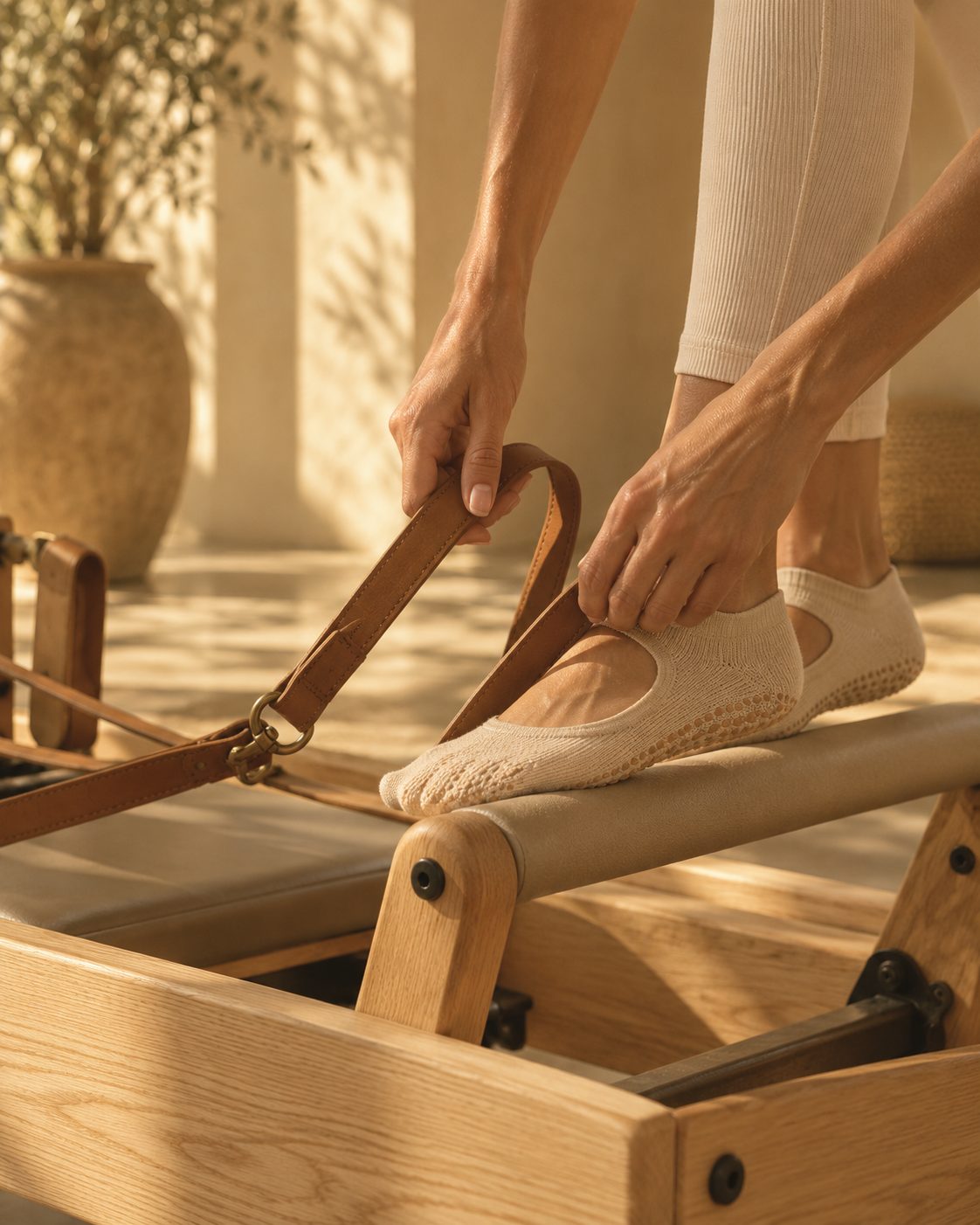 Détail d'un exercice sur reformer